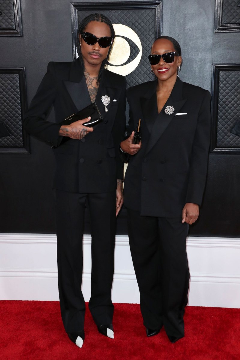 Celebrities Who Brought Their Family Members to the 2023 Grammys: See Red Carpet Photos