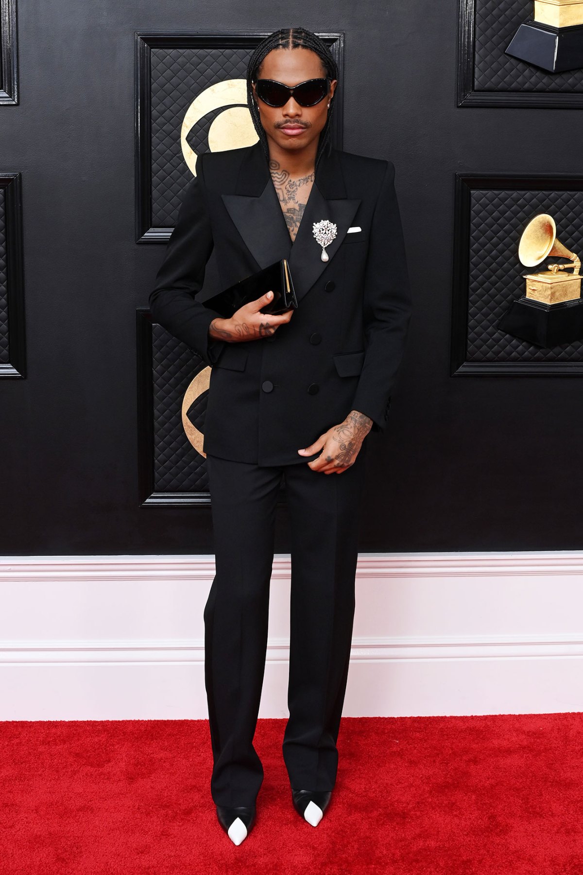 Steve Lacy looked 'comfortable' dressed entirely in Saint Laurent at the Grammys 2023 
