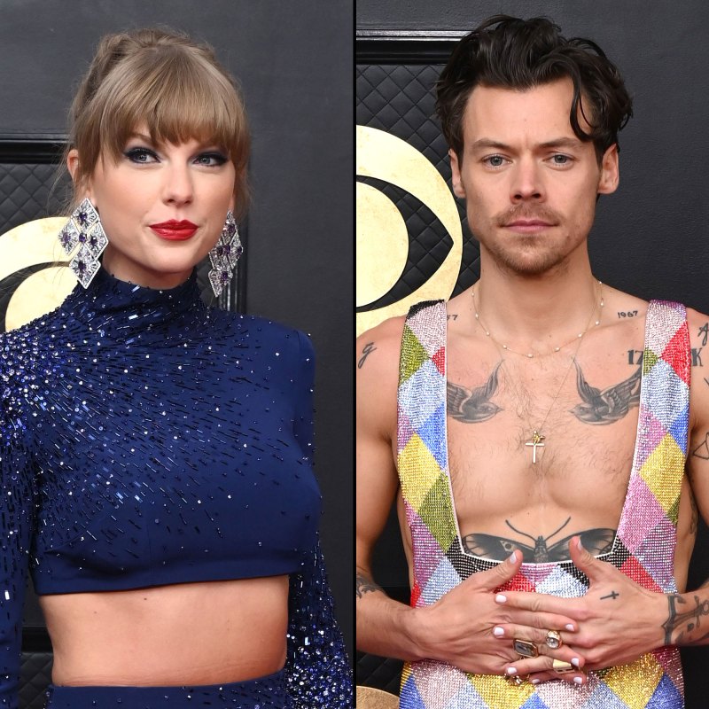 Taylor Swift Chats With Harry Inside the 2023 Grammy Awards