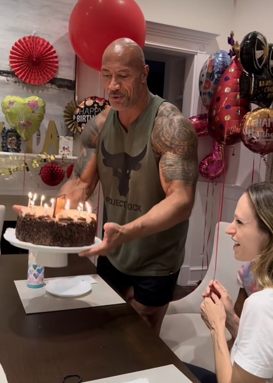 Dwayne 'The Rock' Johnson and wife Lauren Hashian celebrating her 39th birthday, September 2023