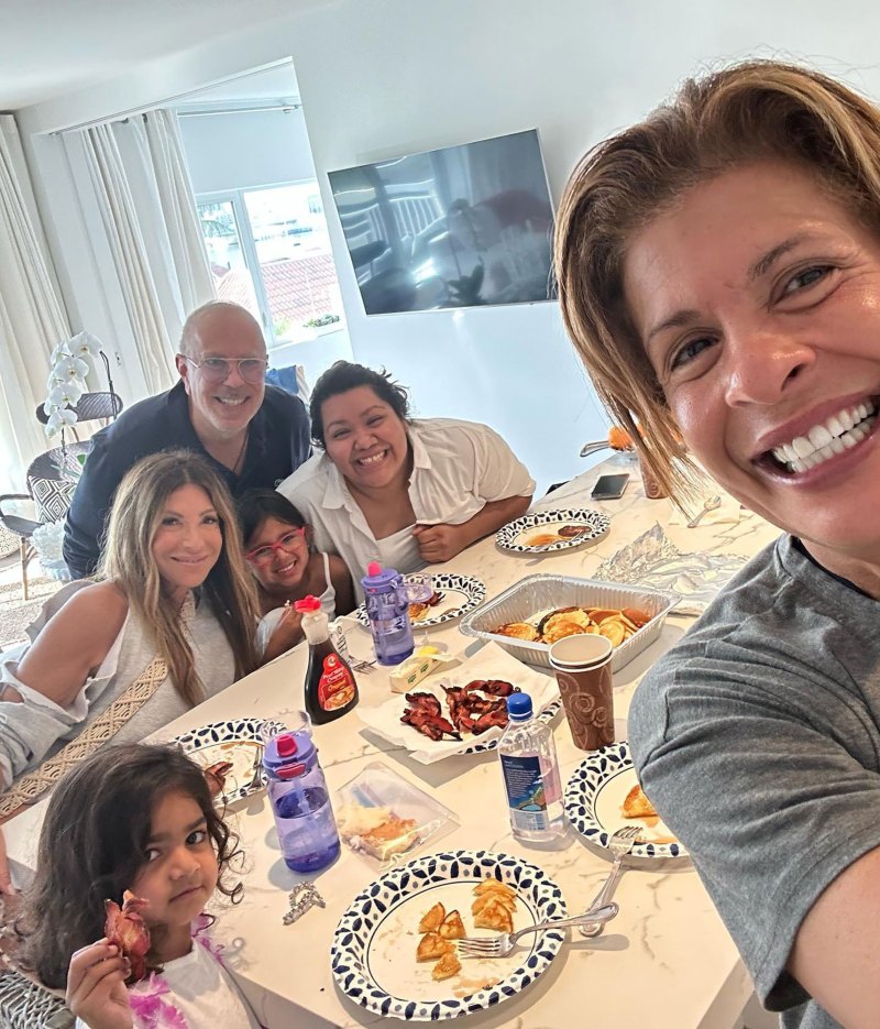'Today' News Anchor Hoda Kotb's Family Album With Daughters and Loved Ones: Photos grey t shirt
