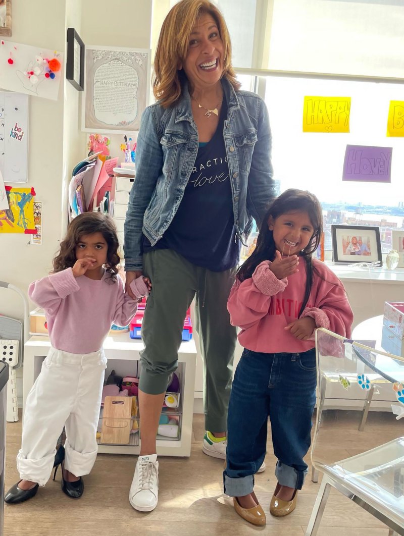 'Today' News Anchor Hoda Kotb's Family Album With Daughters and Loved Ones: Photos denim jacket