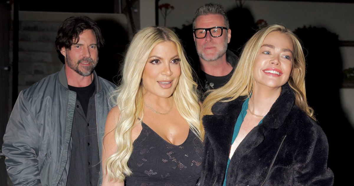 Double Date! Tori Spelling and Denise Richards Go Out With