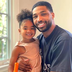Tristan Thompson and Khloe Kardashian's Daughter True Wears Her Dad's Chicago Bulls Jersey to School: Photo