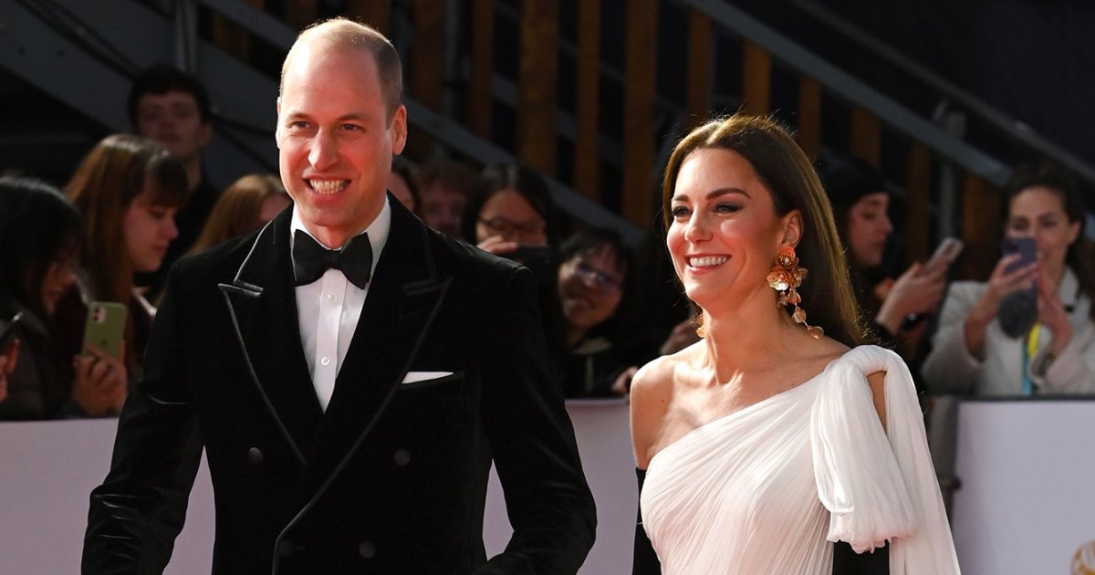 Royal PDA! Princess Kate Taps Prince William’s Butt on BAFTAs Red Carpet