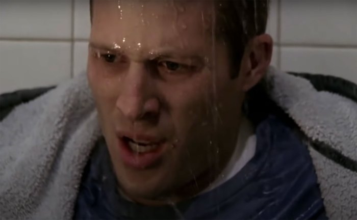 Zach Gilford Breaks Down Friday Night Lights' Matt 'Everybody Leaves Me' Scene: 'It Was Probably 2 Takes' With Kyle Chandler crying bathtub