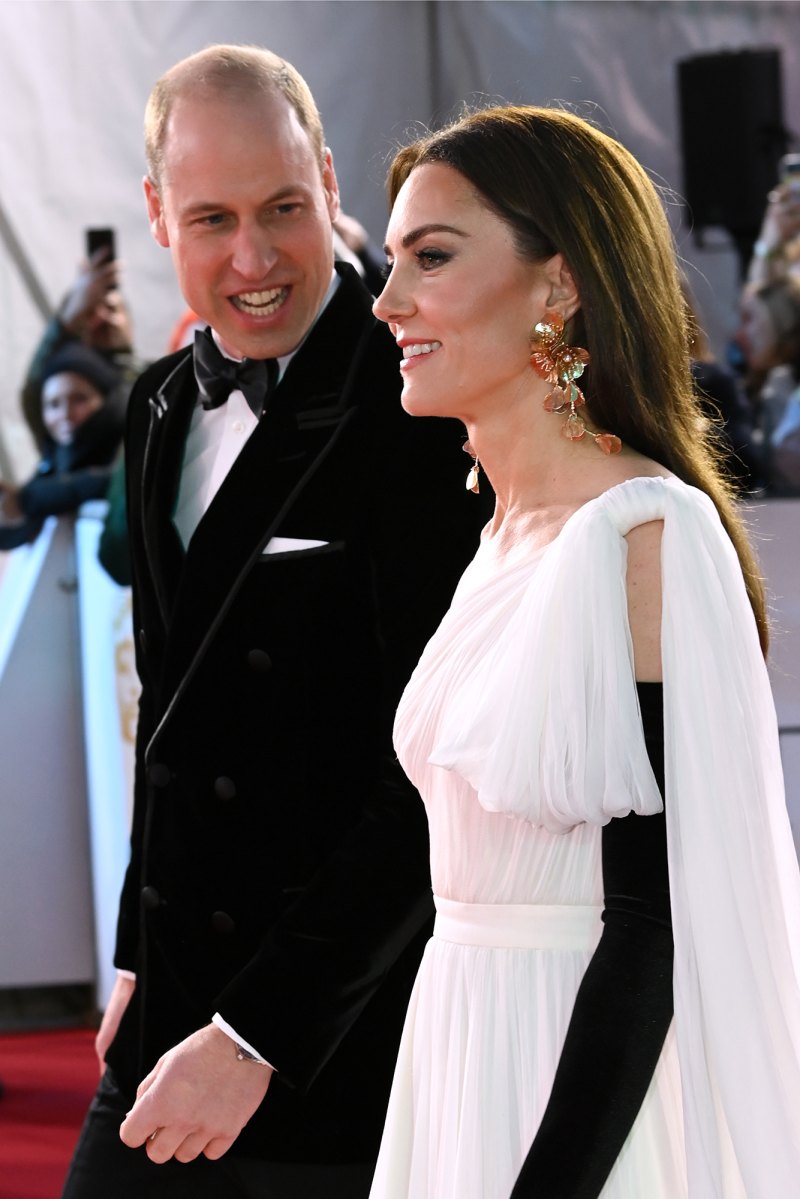 Prince William and Princess Kate Attend 2023 BAFTAs Ceremony After 2-Year Absence