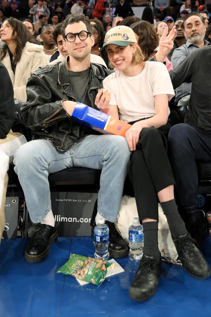 Courtside Cuties! Jack Antonoff and Margaret Qualley Attend Knicks Game