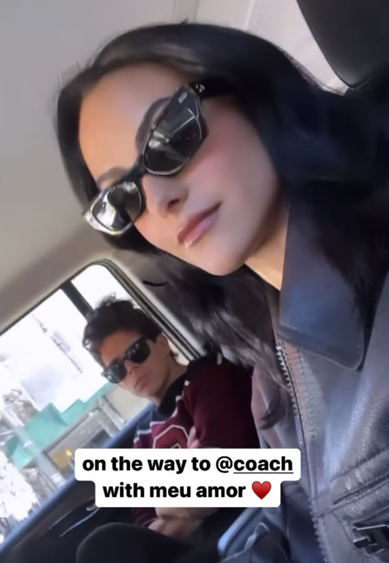 Camila Mendes and Rudy Mancuso’s Relationship Timeline: From Coworkers to Real-Life Couple sunglasses