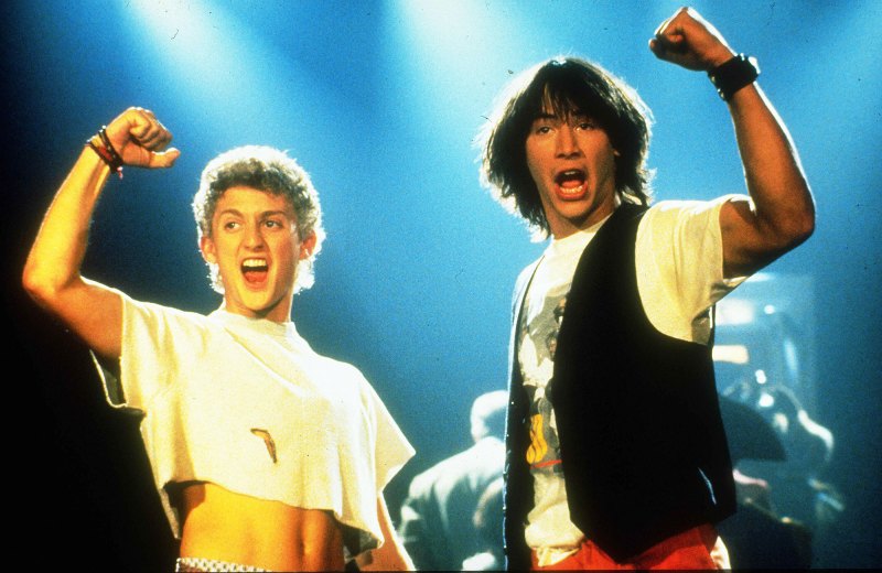 1989 Bill and Ted's Excellent Adventure Keanu Reeves Through the Years