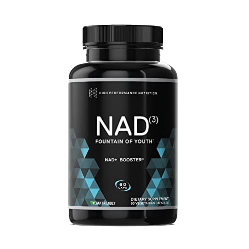 HPN NAD+ Booster (NAD3), Anti Aging Cell Booster, NRF2 Activator, Nicotinamide Riboside Alternative, True NAD Supplement Cell Regenerator Provides Natural Energy, Longevity, and Cellular Health (60 Veggie Capsules, 1 Month Supply)