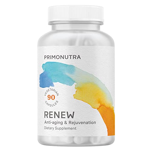 RENEW - NMN Supplement for Rejuvenation - 600mg of NMN per Serving - NMN, Rhodiola Rosea, Apigenin, Shilajit, L-methylfolate for NAD Supplement, Sleep aid and Anxiety Relief
