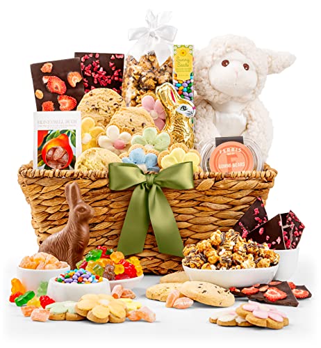 The Perfect Easter Basket by GiftTree I Filled with delicious goodies including a plush Easter pal!