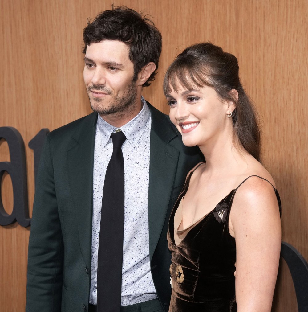 Adam Brody Says Whirlwind Marriage to Leighton Meester Was an ‘Easy Decision’ brown dress