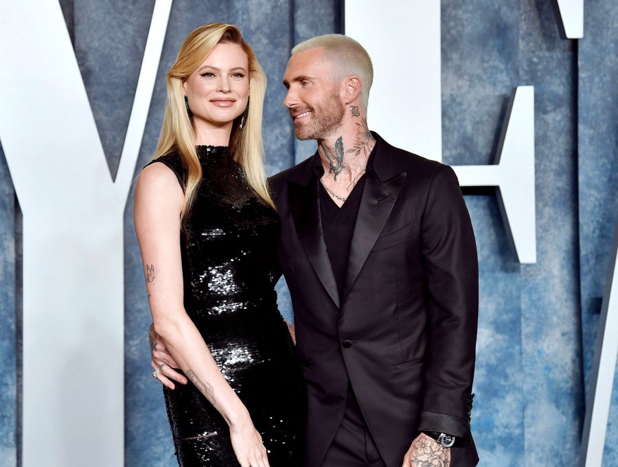 Adam Levine Attend First Red Carpet With Wife Behati Prinsloo Since His Cheating Scandal Oscars 2023 2