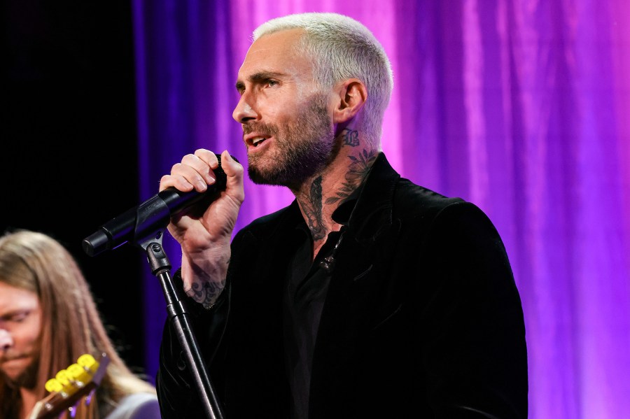 Adam Levine Thanks 'Beautiful Wife' Behati Prinsloo and Their Children During Maroon 5's Opening Night In Las Vegas: They Are 'All That Matters to Me'