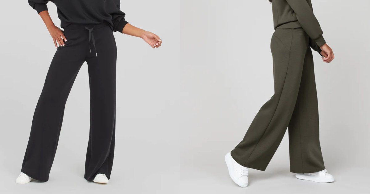 HOW TO STYLE SPANX AIR ESSENTIAL WIDE LEG PANTS // ✨🤍 Spanxs Air