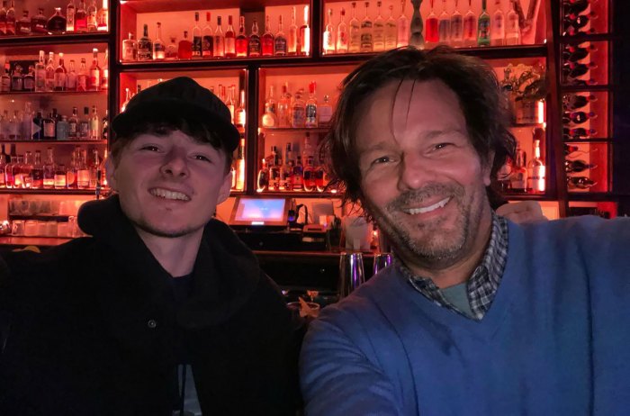 Anne Heche's Son Homer Celebrates 21st Birthday With Dad Coleman Laffoon: 'He's Good Anne' blue sweater