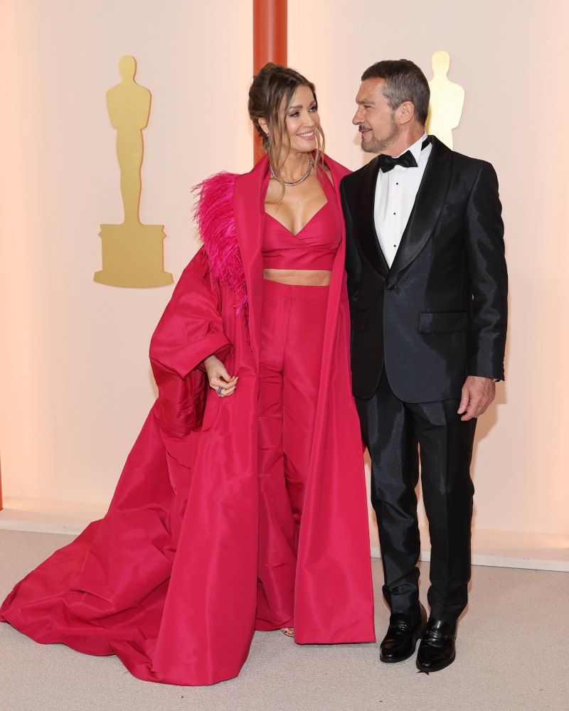 Oscars 2023 Antonio Banderas and Nicole Kimpel
