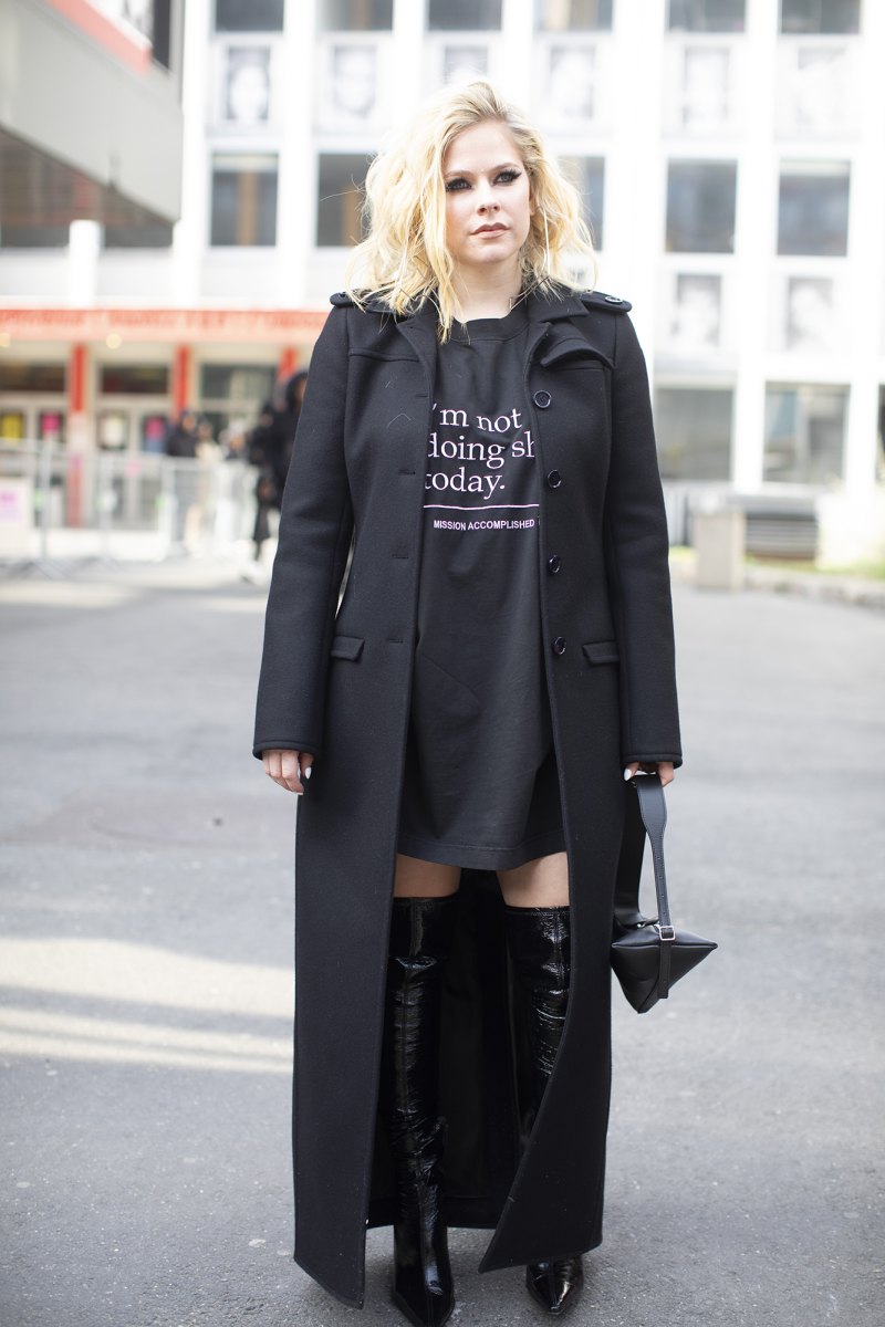 Avril Lavigne Took Over Paris Fashion Week