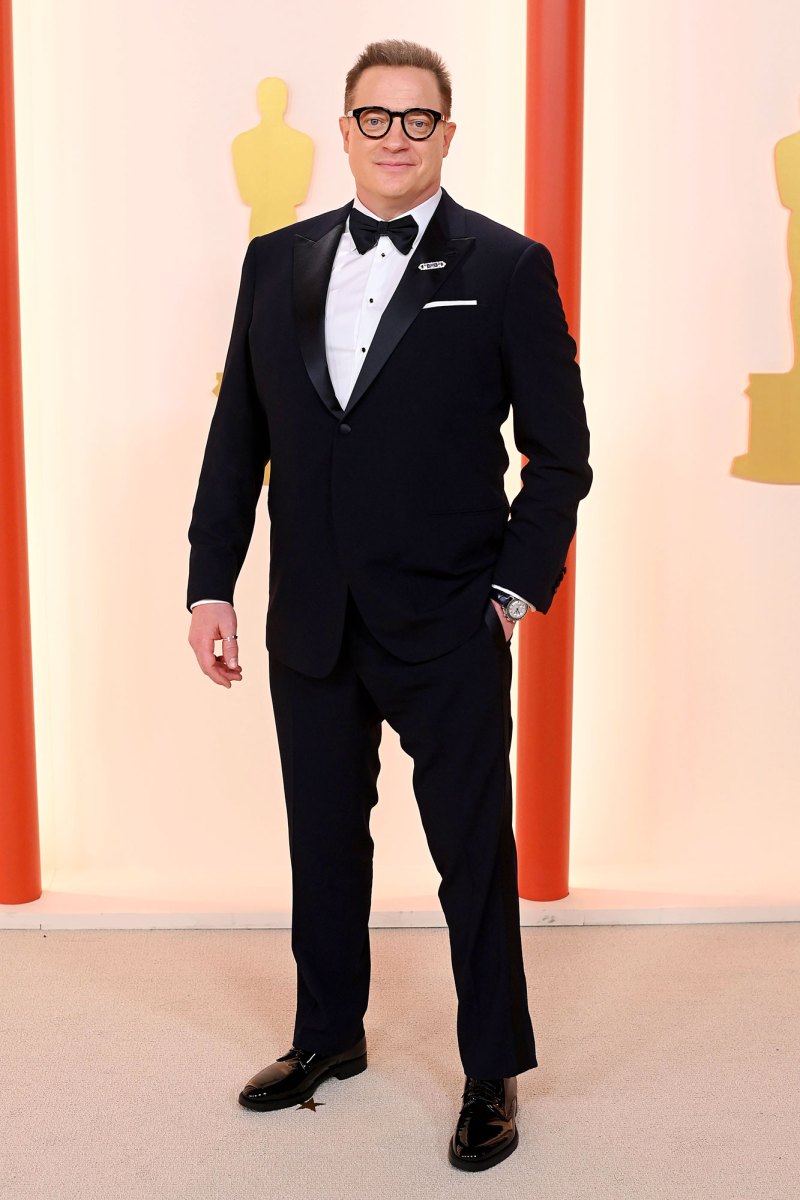 Brendan Fraser Red Carpet Oscars 2023