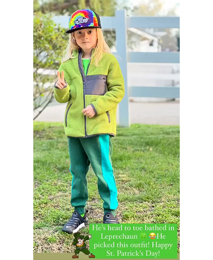 Celebrity Kids Celebrating St. Patrick’s Day With Green Outfits, Leprechaun Traps and More Over the Years- Pics - 825