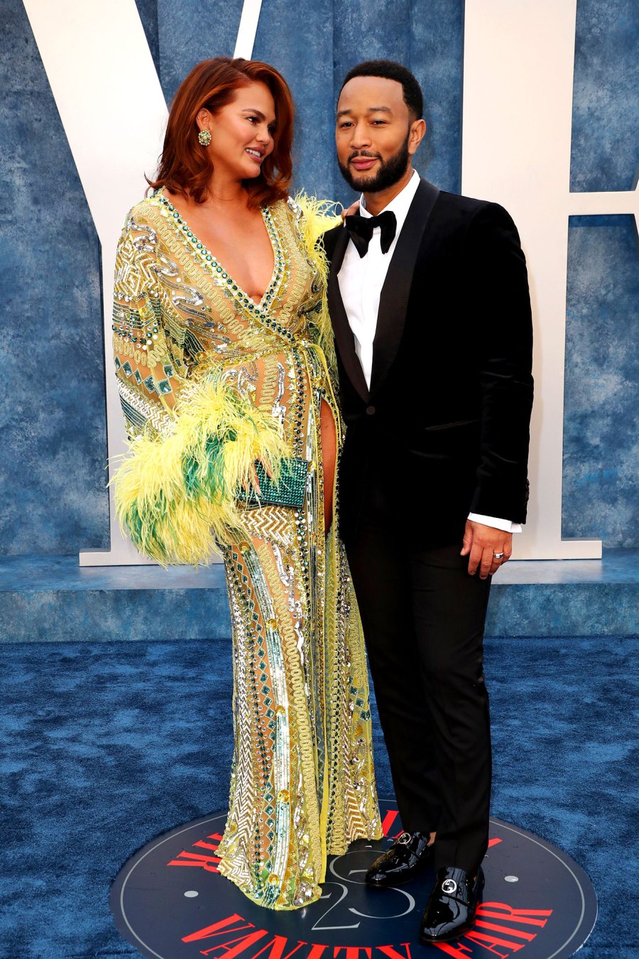 Chrissy Teigen and John Legend Vanity Fair Oscars Party Oscars 2023