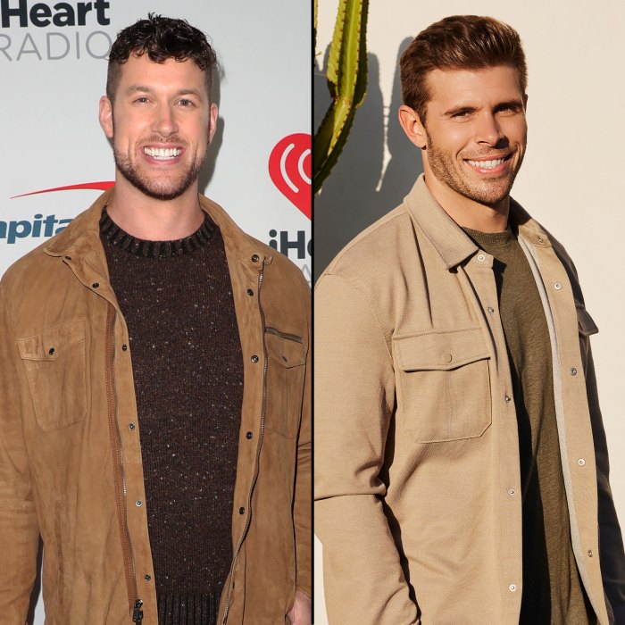 Clayton Echard Told Zach Shallcross He'll Be 'Grateful' to Go Down as the 'Boring Bachelor' tan jacket