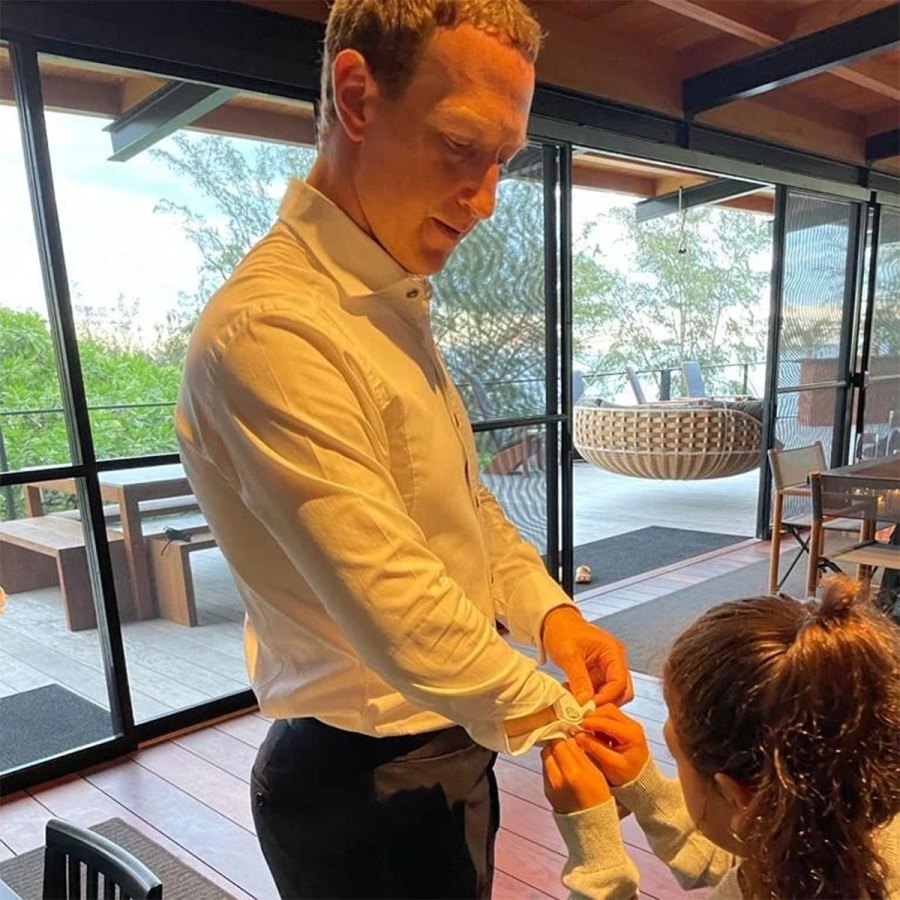 December 2022 Facebook Founder Mark Zuckerberg and Wife Priscilla Chan Family Album