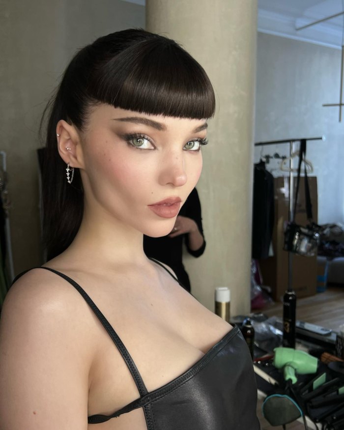 Dove Cameron showing off new bangs