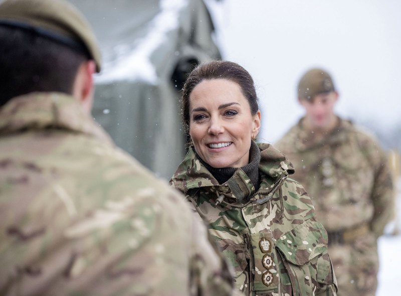 Duchess Kate Middleton Wears Military Camouflage While Participating in Battlefield Training Exercises 5