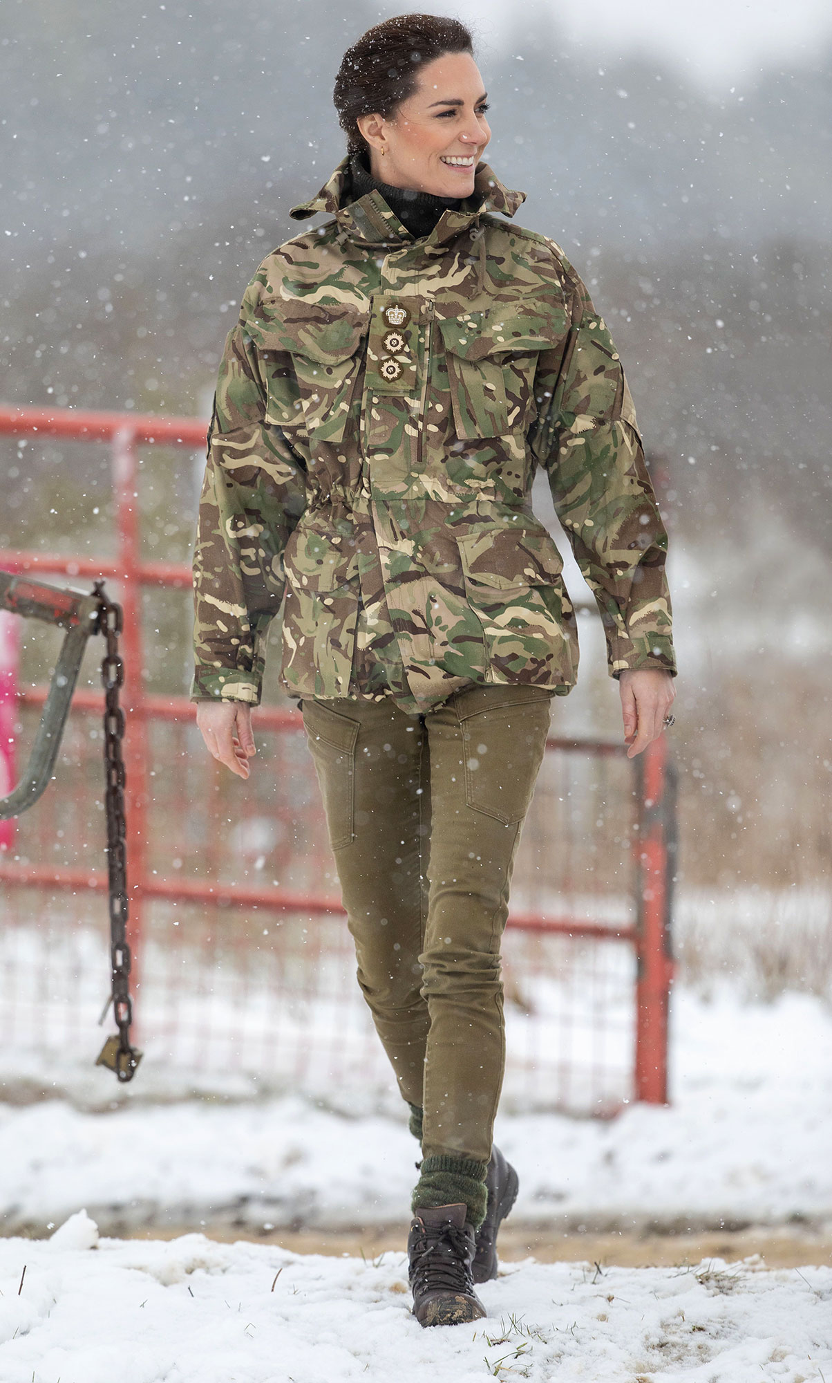 Duchess Kate Middleton Wears Military Camouflage While Participating in Battlefield Training Exercises 9