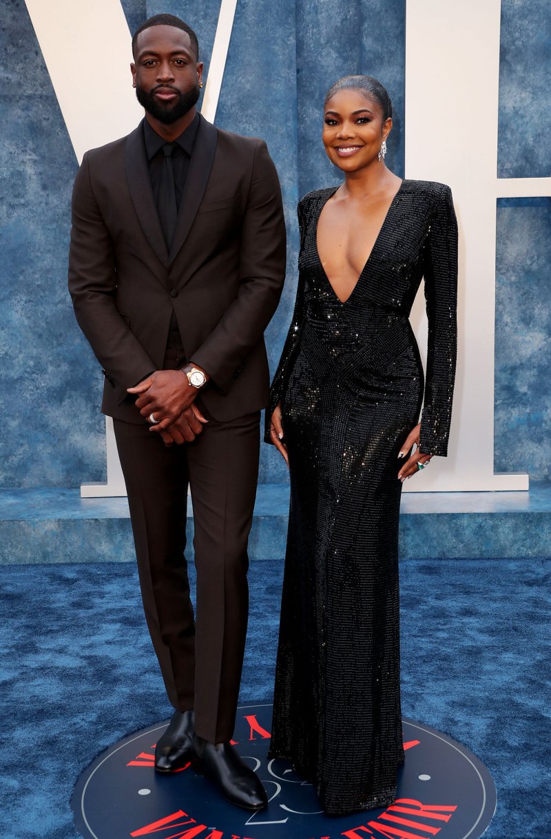 Dwayne Wade and Gabrielle Union Vanity Fair Oscars Party Oscars 2023