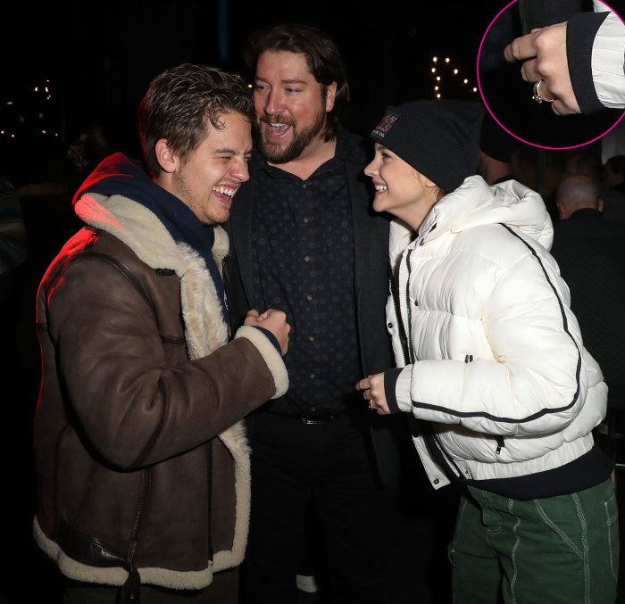Dylan Sprouse and Model Barbara Palvin Spark Engagement Rumors With Massive Ring 3