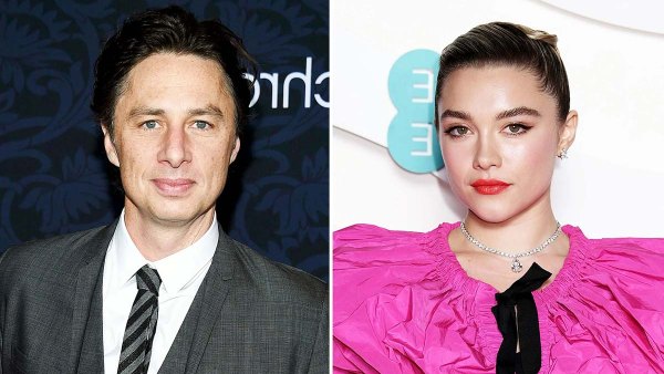 Exes Zach Braff and Florence Pugh Reunite to Promote New Film 'A Good Person'