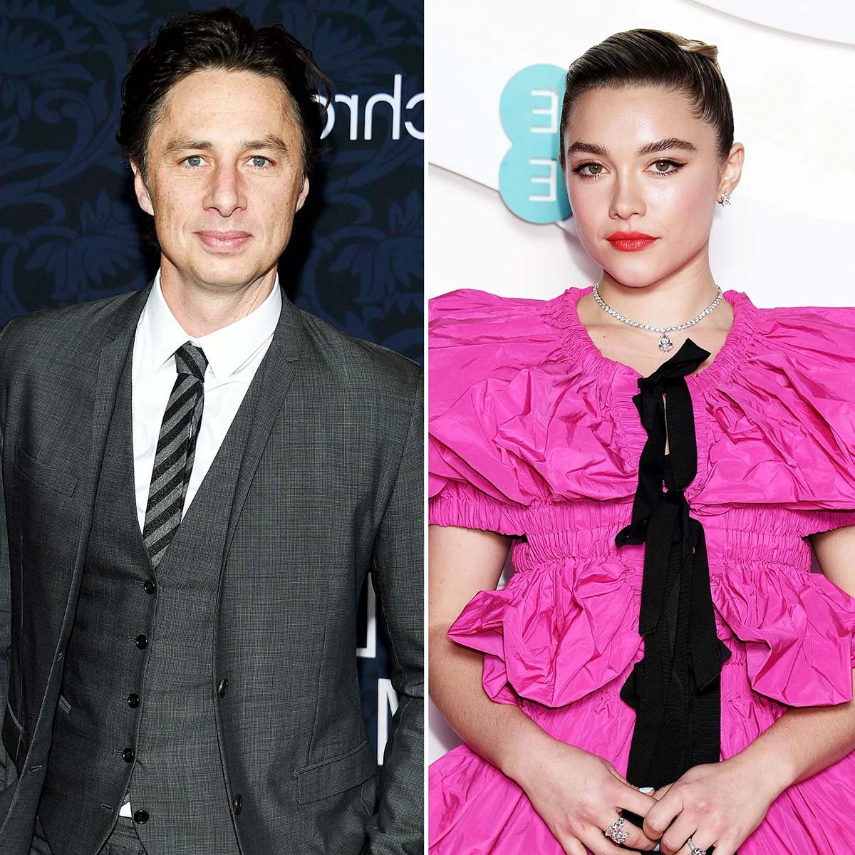 Zach Braff, Florence Pugh Reunite to Promote 'A Good Person' | UsWeekly