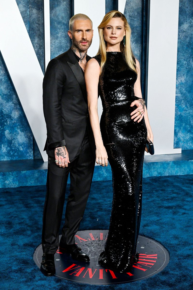 Feature Adam Levine Attend First Red Carpet With Wife Behati Prinsloo Since His Cheating Scandal Oscars 2023