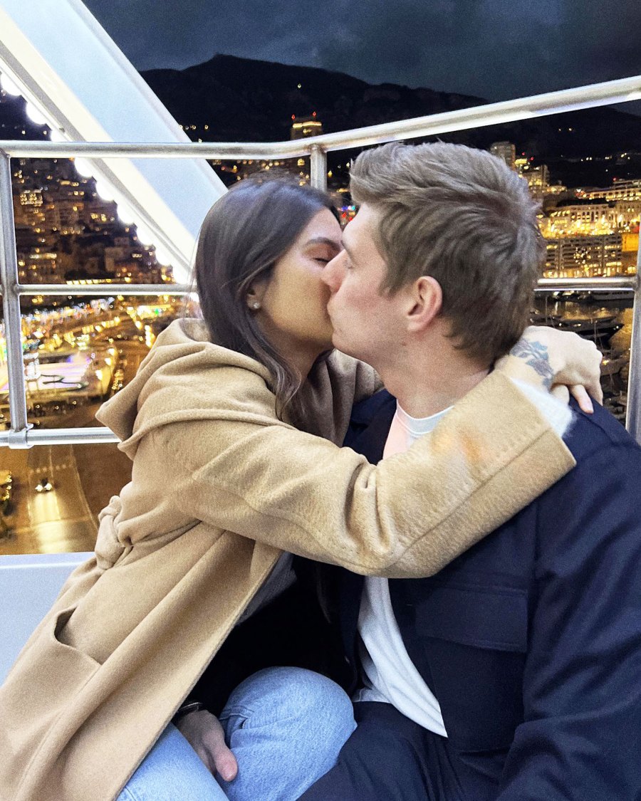 Formula 1 Driver Max Verstappen and Girlfriend Kelly Piquet's Relationship Timeline 2023 kiss