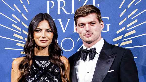 Formula 1 Driver Max Verstappen and Girlfriend Kelly Piquet's Relationship Timeline black bow tie