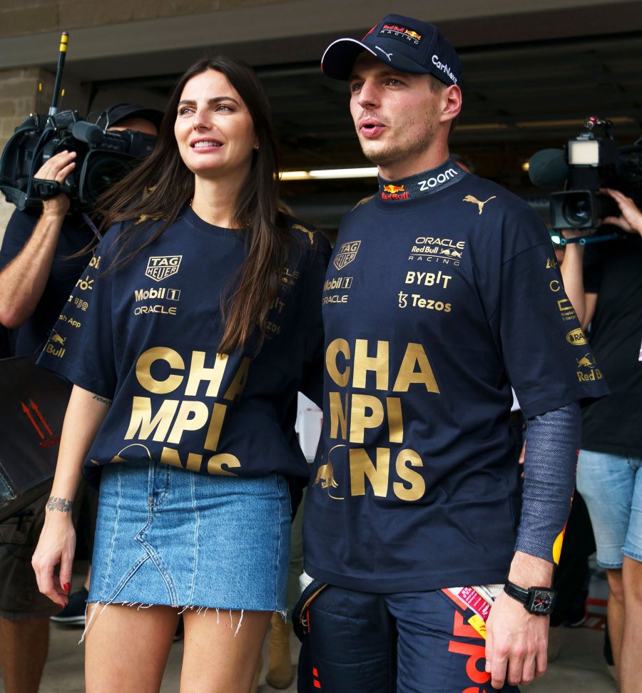 Formula 1 Driver Max Verstappen and Girlfriend Kelly Piquet's Relationship Timeline match t shirts October