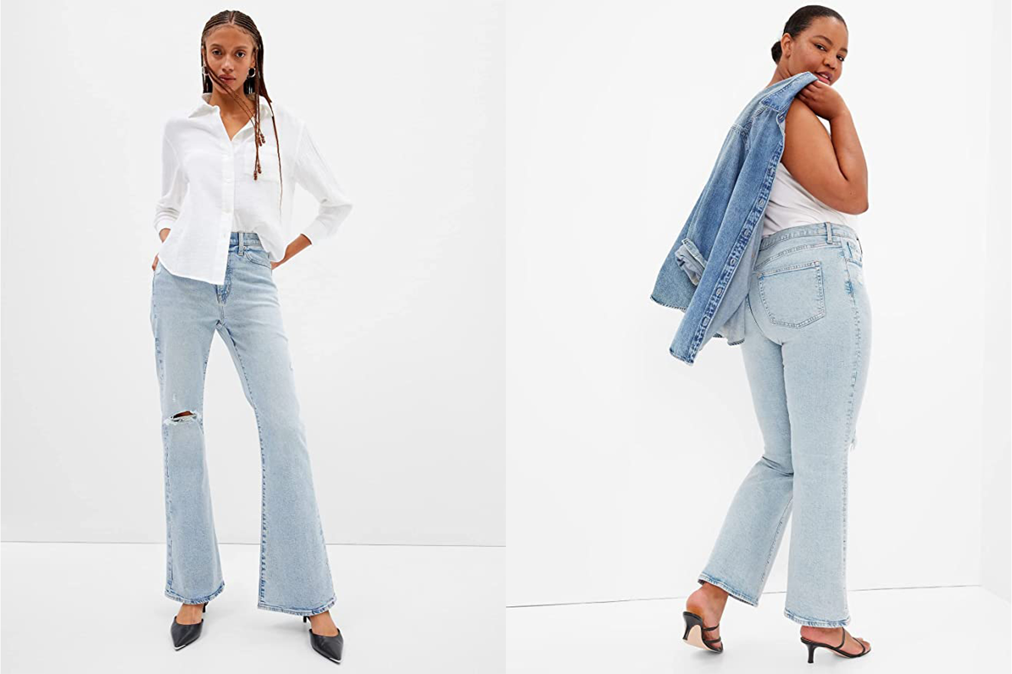 Gap Light Wash Flare Jeans Are 60% Off on  Right Now