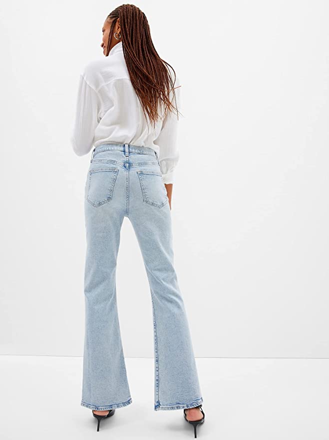 Gap Light Wash Flare Jeans Are 60% Off on Amazon Right Now | Us Weekly