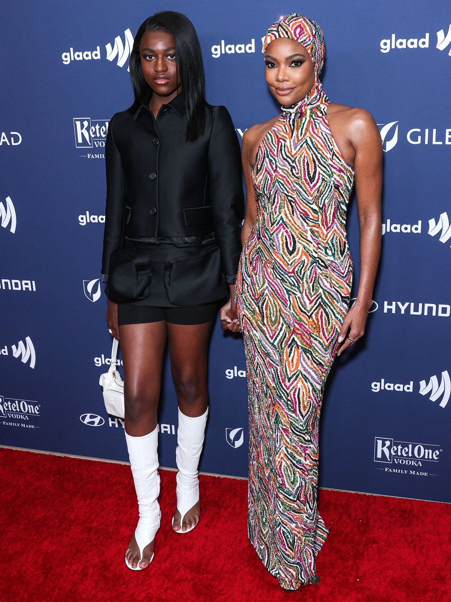 Gabrielle Union and Zaya Wade Red Carpet Moment at GLAAD Awards 2023 5