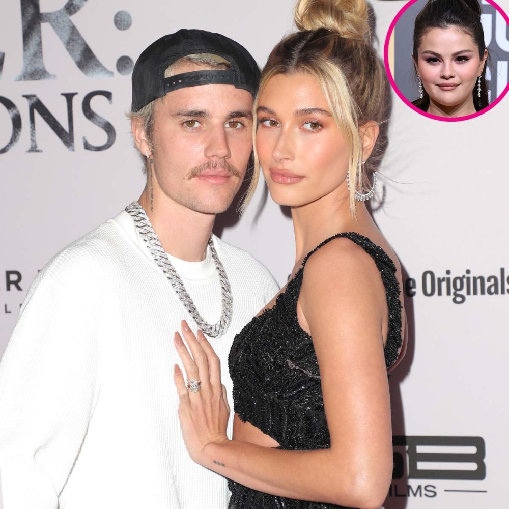 Hailey Bieber Has 'Been Leaning on Justin' Amid Selena Drama: 'He Has Her Back'