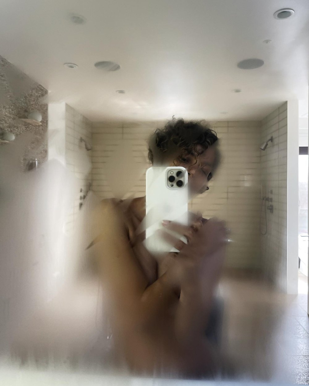 Halle Berry Shows Off Naked Body in a Steamy Shower Selfie