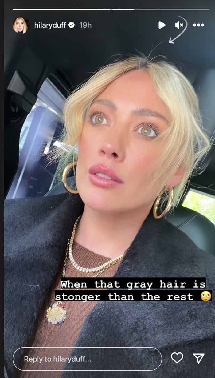 Hilary Duff Points Out Gray Hair After Celebrating Son Luca's 11th Birthday- 'When That Gray Hair Is Stronger Than the Rest' - 080