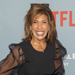 Hoda Kotb Praises 'Vibrant' Daughter Hope, 3, During 'Today' Return After Revealing Hospitalization black blouse