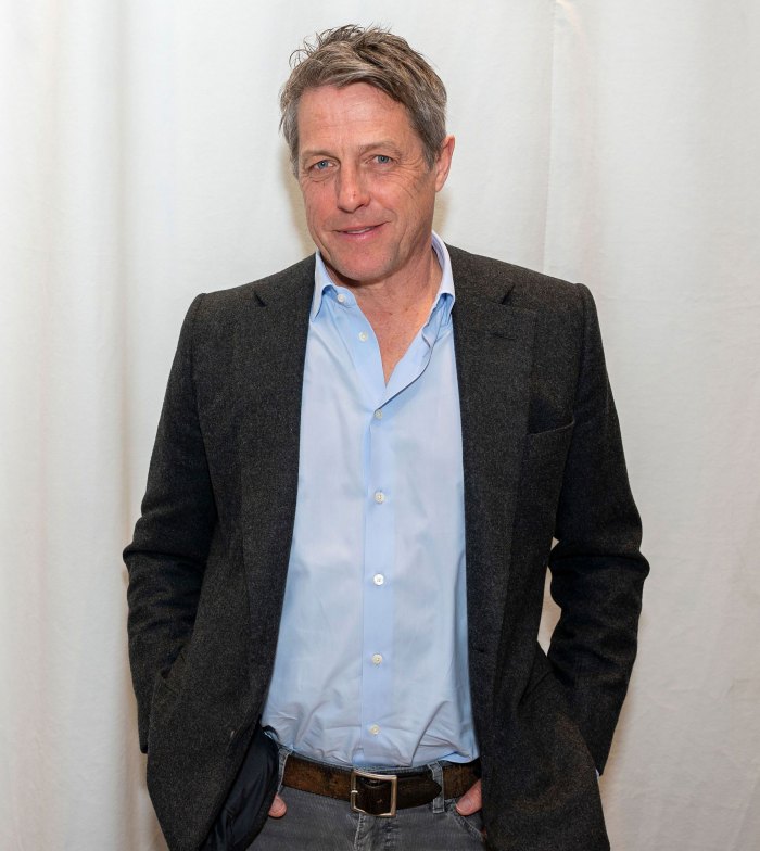 Hugh Grant Admits to 'Flipping Out' on 'Nice Local Woman' While Filming 'Dungeons and Dragons' Movie blue shirt