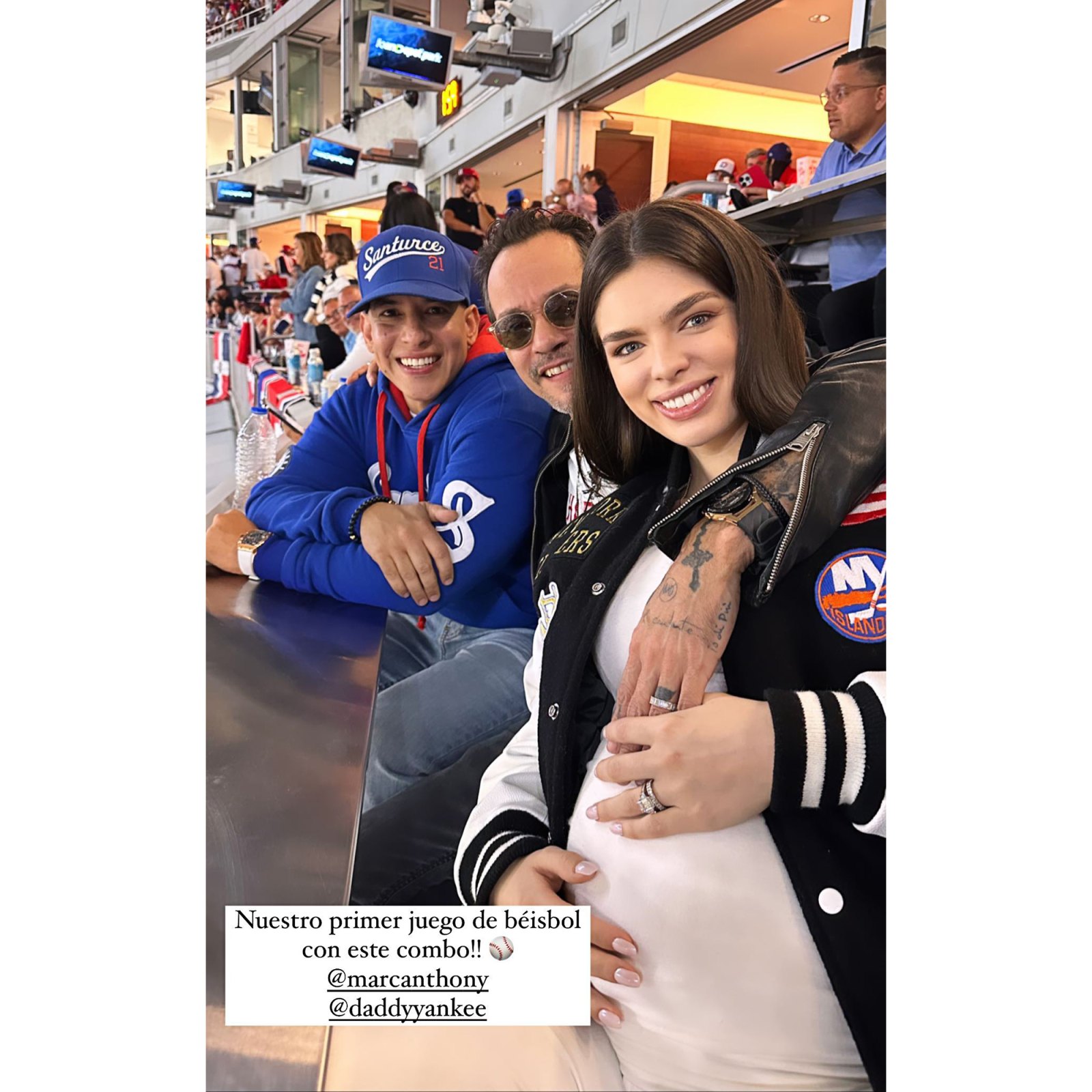 Inside Marc Anthony and Pregnant Wife Nadia Tamara Ferreira's 'Super Cute' MLB Date Night