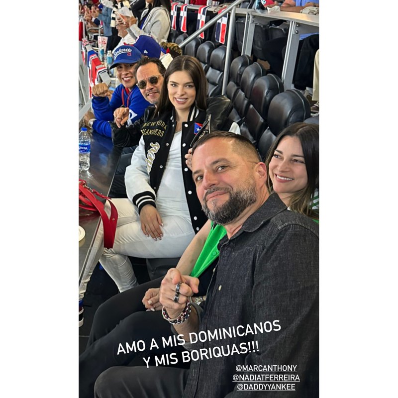 Inside Marc Anthony and Pregnant Wife Nadia Tamara Ferreira's 'Super Cute' MLB Date Night